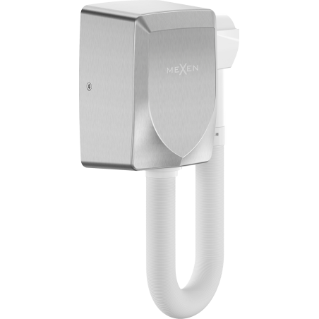 Mexen Aquis-S suszarka basenowa do włosów z wężem, 1000 W, inox - 70K200-01