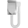 Mexen Aquis-S pool hair dryer with hose, 1000 W, stainless steel - 70K200-01