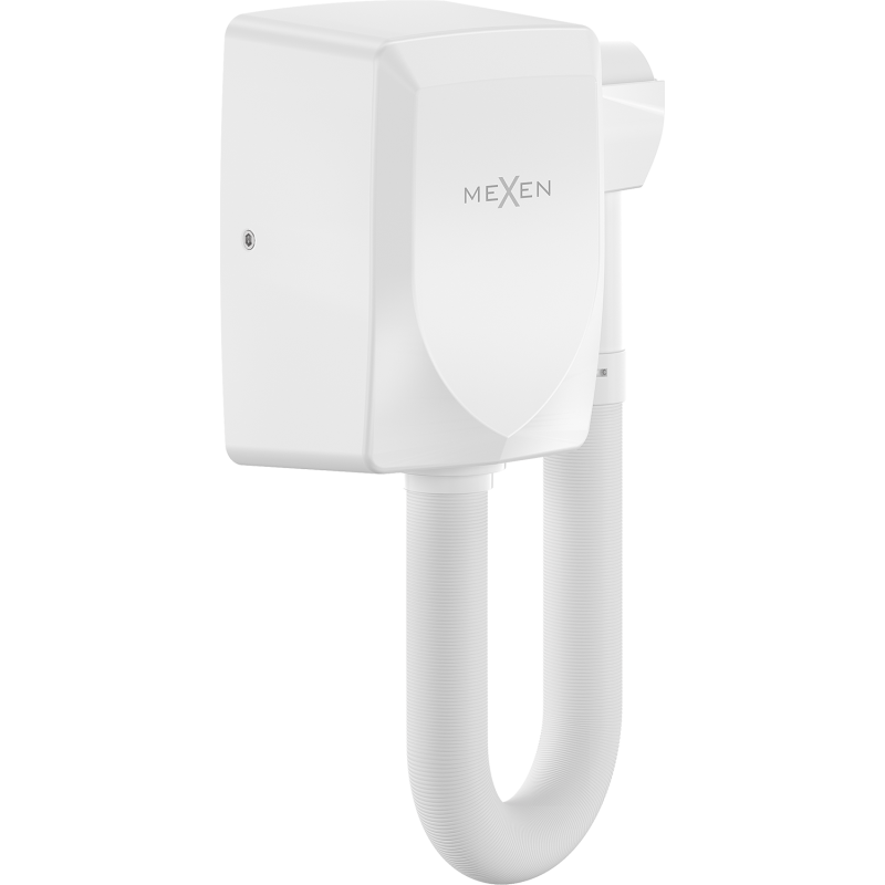 Mexen Aquis-S suszarka basenowa do włosów z wężem, 1000 W, biała - 70K200-20