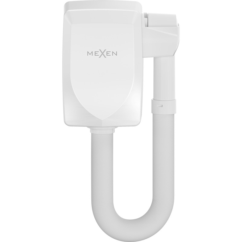Mexen Aquis-S suszarka basenowa do włosów z wężem, 1000 W, biała - 70K200-20