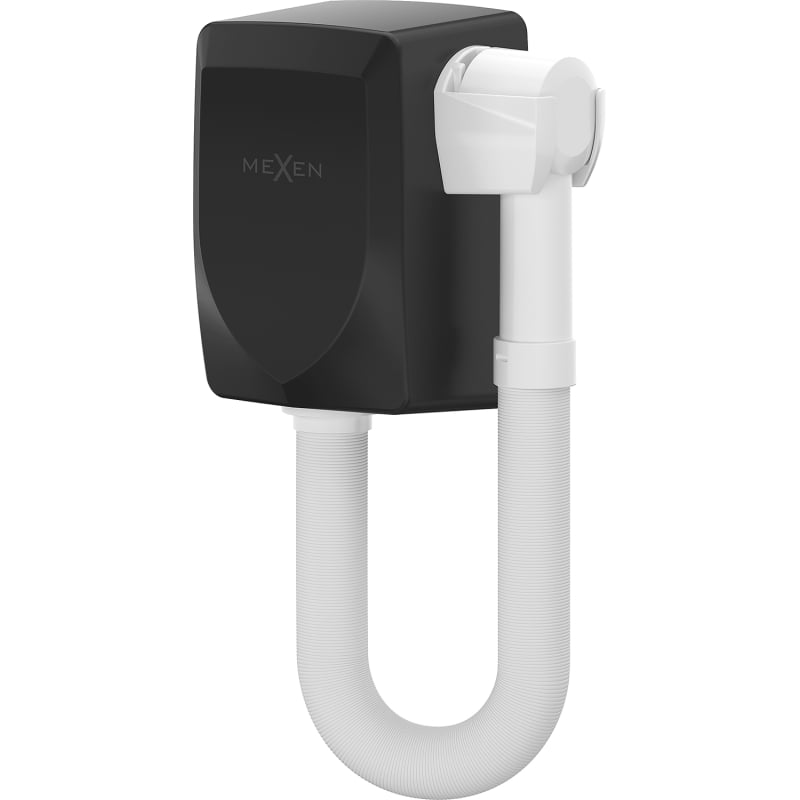 Mexen Aquis-S poolhårtork med slang, 1000 W, matt svart - 70K200-70