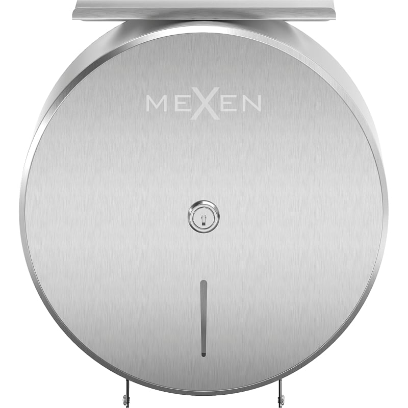 Mexen Spira-H+ distributeur de papier toilette avec étagère pour téléphone, inox - 70K561-01