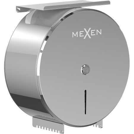 Mexen Spira-H+ wc-paperiteline puhelinhyllyllä, kromi - 70K561-00