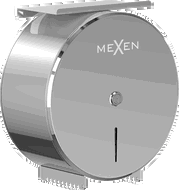 Mexen Spira-H+ tualettpaberi hoidja telefoni riiuliga, kroom - 70K561-00