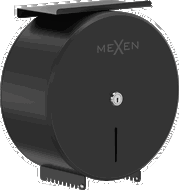 Mexen Spira-H+ tualettpaberi hoidja koos riiuliga telefoni jaoks, must matt - 70K561-70