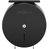 Mexen Spira-H+ contenedor de papel higiénico con estante para teléfono, negro mate - 70K561-70