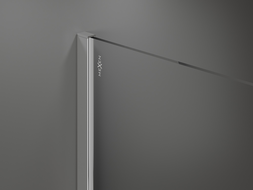 Mexen Kioto ścianka prysznicowa Walk-in 90 x 200 cm, ombre czarna 8 mm, chrom - 800-090-101-01-76