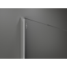 Mexen Kioto ścianka prysznicowa Walk-in 100 x 200 cm, ombre czarna 8 mm, chrom - 800-100-101-01-76