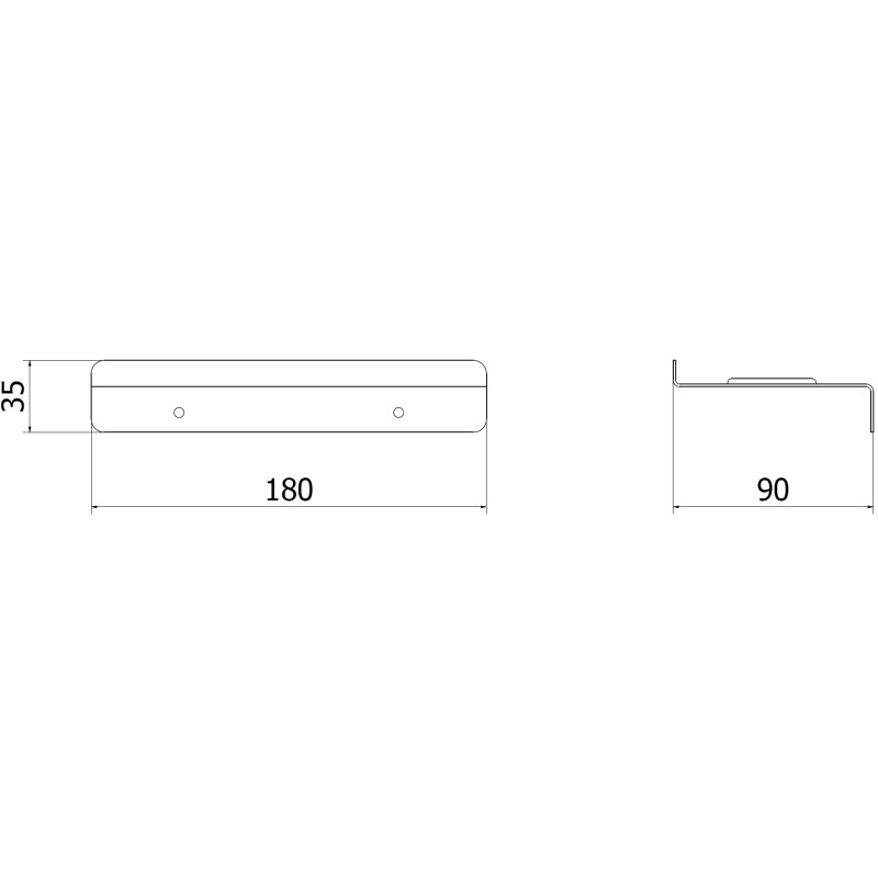 Mexen Telvo  prateleira para telefone, inox - 70K900-01