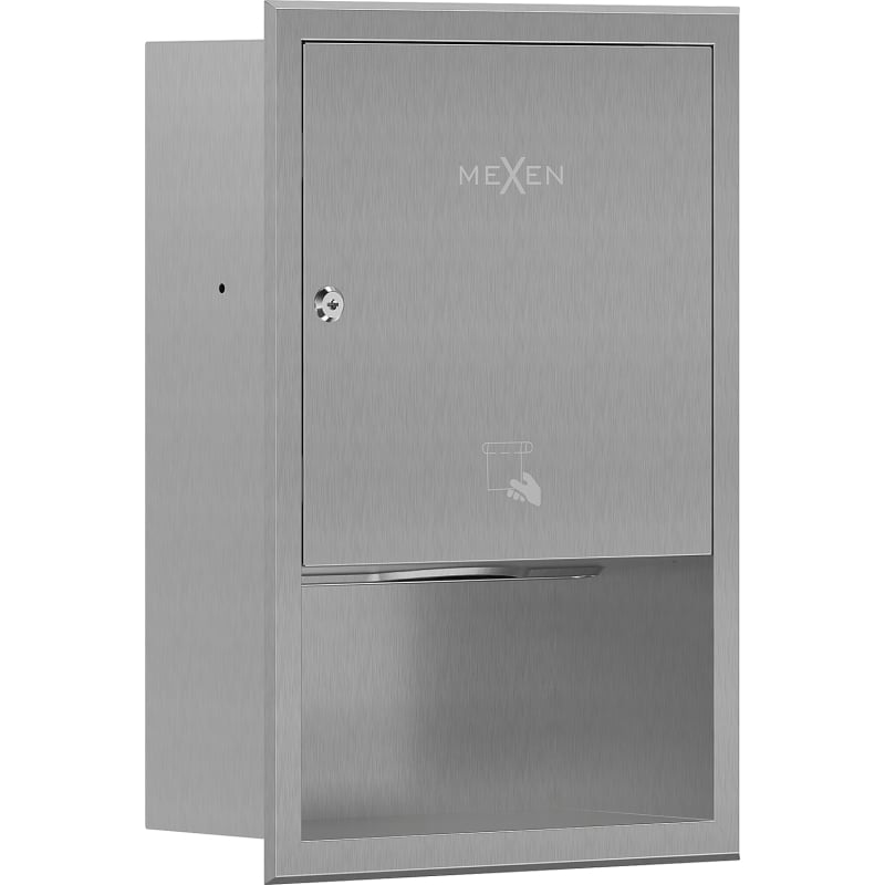 Mexen Linox recessed paper towel dispenser, inox - 70K003-01