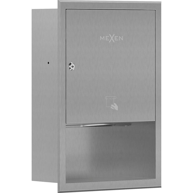 Mexen Linox vgradni nosilec za papirnate brisače, inox - 70K003-01