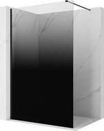 Mexen Kioto stijena za tuš Walk-in 70 x 200 cm, crno ombre 8 mm, crna - 800-070-101-70-76
