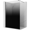 Mexen Kioto ścianka prysznicowa Walk-in 110 x 200 cm, ombre czarna 8 mm, czarna - 800-110-101-70-76
