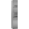Mexen Linox recipiente embutido para toalhas de papel com secador de mãos e caixote, inox - 70K001-01