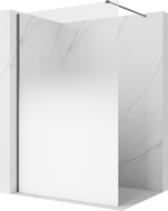 Mexen Kioto Walk-in paravan 70 x 200 cm, bijeli ombre 8 mm, brušeni gun sivi - 800-070-101-66-86
