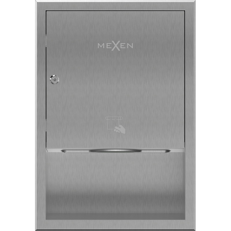 Mexen Linox Eingelassener Papierhandtuchbehälter, Inox - 70K003-01