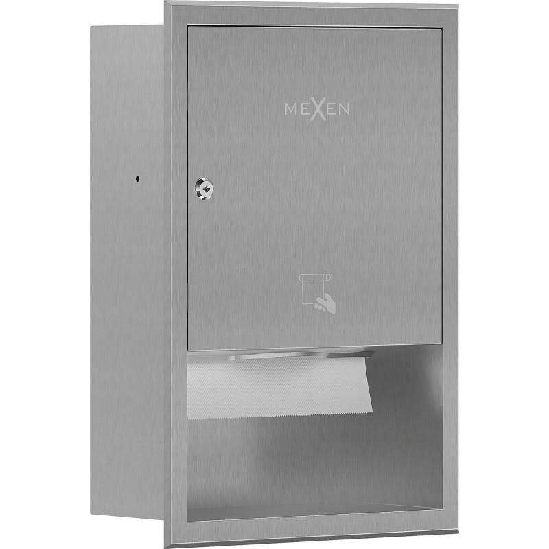 Mexen Linox Eingelassener Papierhandtuchbehälter, Inox - 70K003-01