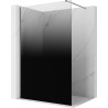 Mexen Kioto Duschwand Walk-in 90 x 200 cm, ombre schwarz 8 mm, gun metal - 800-090-101-95-76