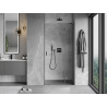 Mexen Mist-H porte de douche pivotante droite 75 cm, transparente, gris canon brossé - 8A5-075-000-66-00-P