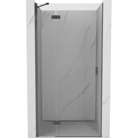 Mexen Mist-H drzwi prysznicowe uchylne lewe 85 cm, transparent, gun metal - 8A5-085-000-95-00-L