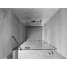 Mexen Mist-H porte de douche pivotante gauche 100 cm, transparent, métal canon - 8A5-100-000-95-00-L