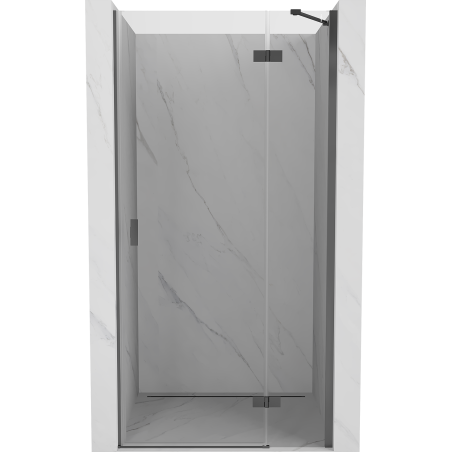 Mexen Mist-H drzwi prysznicowe uchylne prawe 80 cm, transparent, gun metal - 8A5-080-000-95-00-P