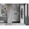 Mexen Mist-H porte de douche battante droite 105 cm, transparent, gun metal - 8A5-105-000-95-00-P