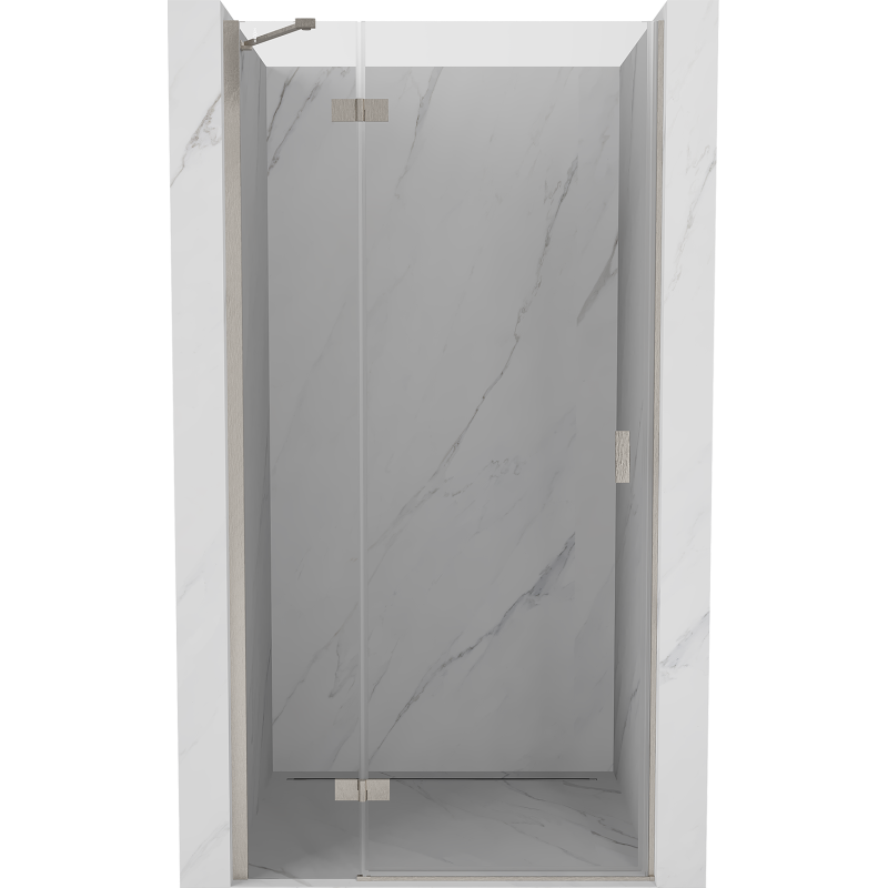 Mexen Mist-H drzwi prysznicowe uchylne lewe 70 cm, transparent, nikiel szczotkowany - 8A5-070-000-97-00-L