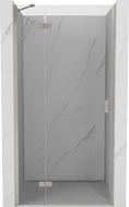 Mexen Mist-H vasakpoolne hinged duššuks 95 cm, läbipaistev, harjatud nikkel - 8A5-095-000-97-00-L