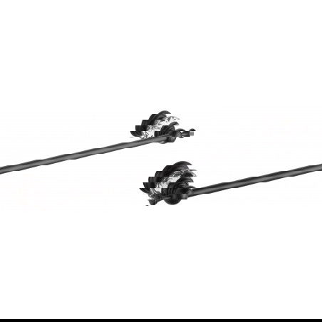 Mexen Estela appendiabiti per asciugamani, nero - 7011524-70