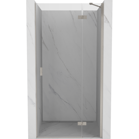 Mexen Mist-H Duschdrehtür rechts 120 cm, transparent, gebürsteter Nickel - 8A5-120-000-97-00-P