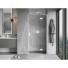 Mexen Mist-H L porte de douche pivotante droite 95 cm, transparent, blanc - 8A5L-095-000-20-00-P