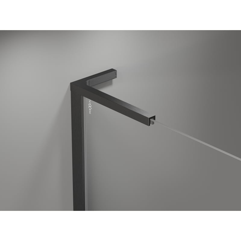 Mexen Mist-H L porte de douche pivotante gauche 95 cm, transparent, gris arme brossé - 8A5L-095-000-66-00-L