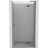 Mexen Mist-H L drzwi prysznicowe uchylne prawe 120 cm, transparent, gun gray szczotkowany - 8A5L-120-000-66-00-P