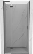 Mexen Mist-H L vasak hinged dušiuks 95 cm, läbipaistev, püssimetall - 8A5L-095-000-95-00-L