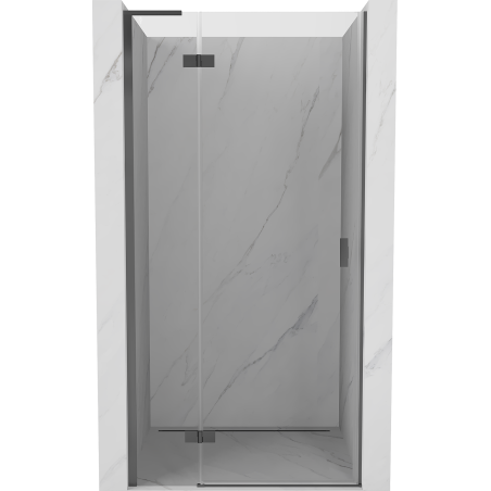 Mexen Mist-H L drzwi prysznicowe uchylne lewe 115 cm, transparent, gun metal - 8A5L-115-000-95-00-L
