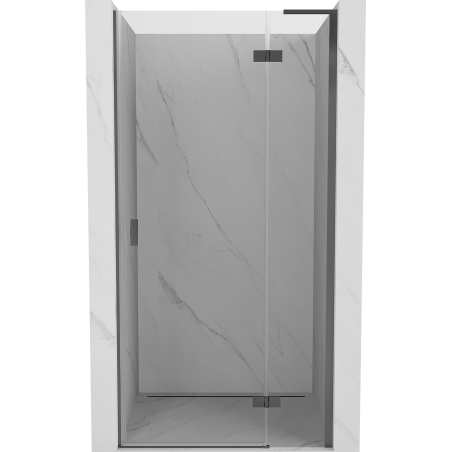 Mexen Mist-H L drzwi prysznicowe uchylne prawe 105 cm, transparent, gun metal - 8A5L-105-000-95-00-P