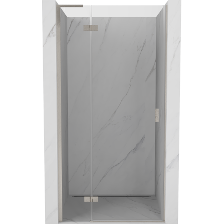 Mexen Mist-H L drzwi prysznicowe uchylne lewe 105 cm, transparent, nikiel szczotkowany - 8A5L-105-000-97-00-L