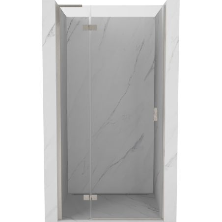Mexen Mist-H L drzwi prysznicowe uchylne lewe 110 cm, transparent, nikiel szczotkowany - 8A5L-110-000-97-00-L