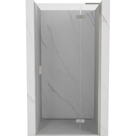 Mexen Mist-H L porte de douche pivotante droite 70 cm, transparente, nickel brossé - 8A5L-070-000-97-00-P