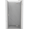 Mexen Mist-H L rechts angeschlagene Duschdrehtür 120 cm, transparent, gebürstetes Nickel - 8A5L-120-000-97-00-P