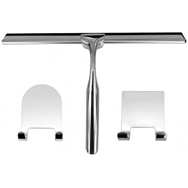Mexen water squeegee with two handles, chrome - 79941-25