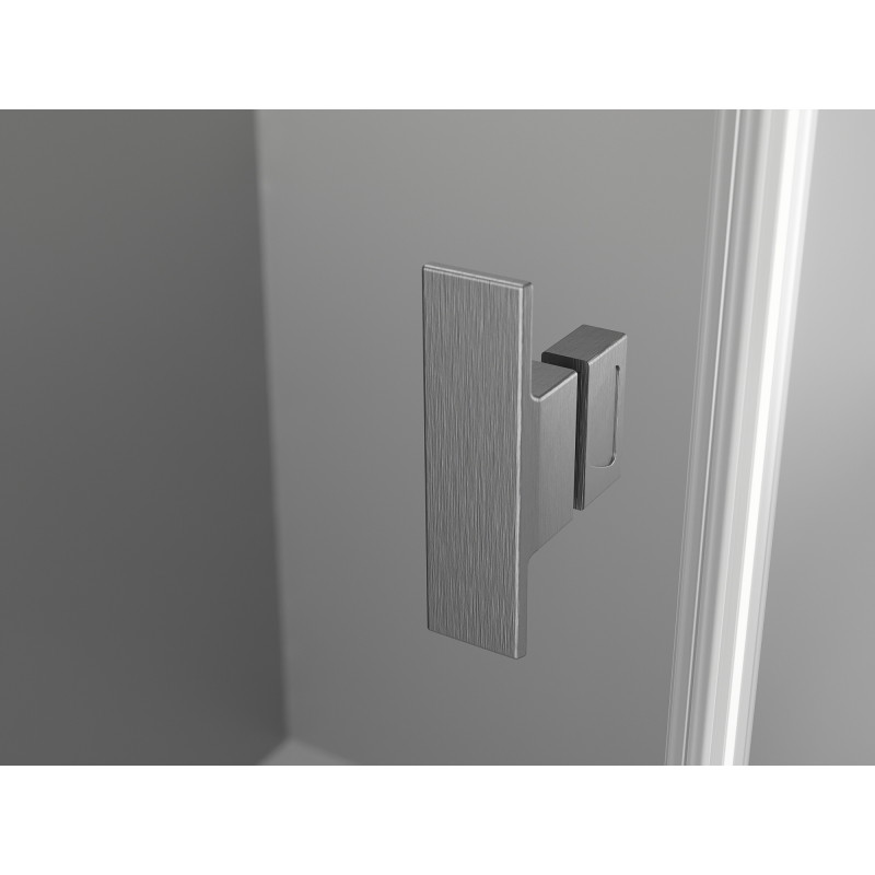 Mexen Mist-H T cabine de douche pivotante gauche 90 x 70 cm, transparent, gun gray brossé - 8A5T-090-070-66-00-L