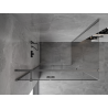 Mexen Mist-H T nišni pršni kabinet levo krilo 90 x 70 cm, prozoren, ščetkan gun gray - 8A5T-090-070-66-00-L
