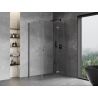 Mexen Mist-H T desna stran kopalniške kabine 120 x 70 cm, prozorna, brušeno siva - 8A5T-120-070-66-00-P