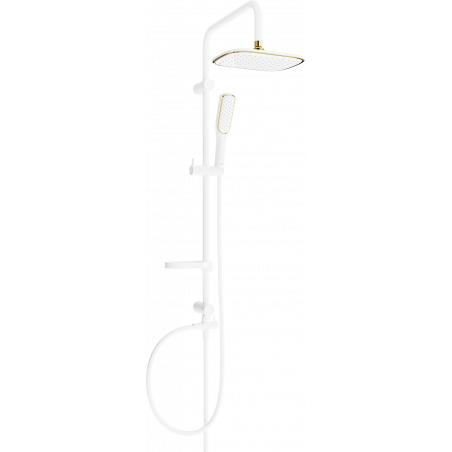 Mexen X49 columna de ducha, blanco/dorado - 798494991-25