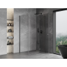 Mexen Mist-H T right hinged shower enclosure 100 x 90 cm, transparent, brushed gun gray - 8A5T-100-090-66-00-P