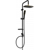 Mexen X49 columna de ducha, negra/dorada - 798494991-75