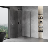 Mexen Mist-H T duschkabin svängbar vänster 75 x 75 cm, transparent, gunmetal - 8A5T-075-075-95-00-L