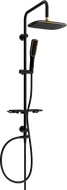 Mexen T49 columna de ducha, negra/dorada - 798494993-75